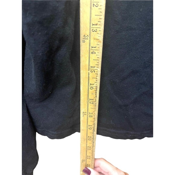 Disney Black Mickey Mouse Rainbow Pride Qtr Zip Cropped Jacket/Shirt L 11-13 - Picture 5 of 5